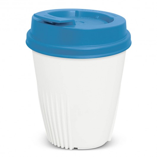 White Blue IdealCups 355mL